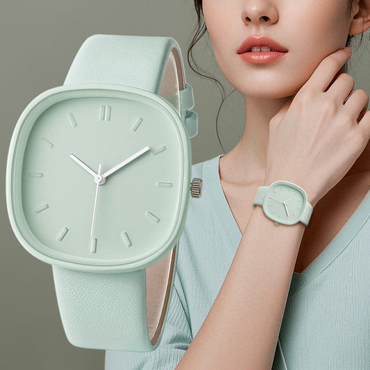 Aura Pastel Green Minimal Watch