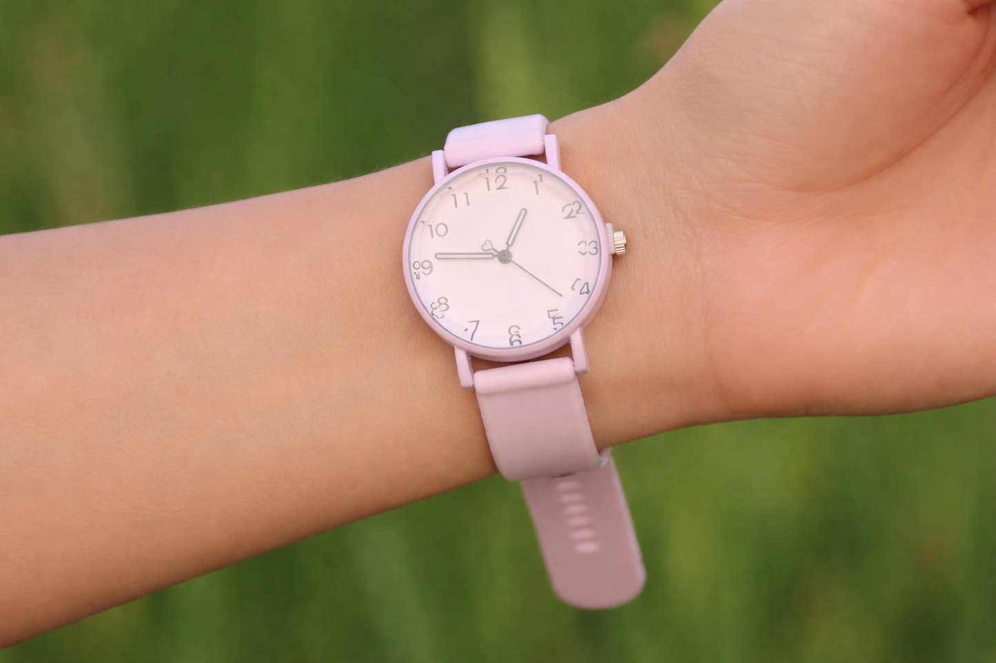 Aura Purple Cute Numeral Watch