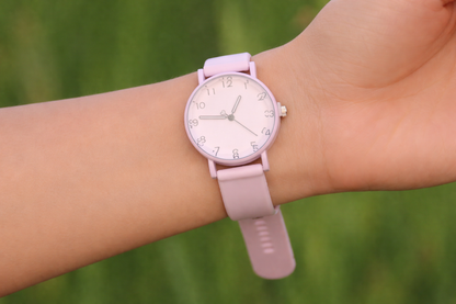 Aura Purple Cute Numeral Watch