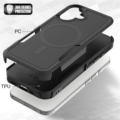 IPhone 16 premium Black armour case