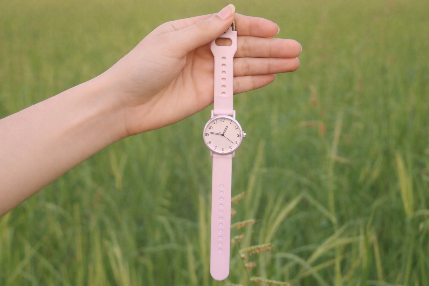 Aura Purple Cute Numeral Watch
