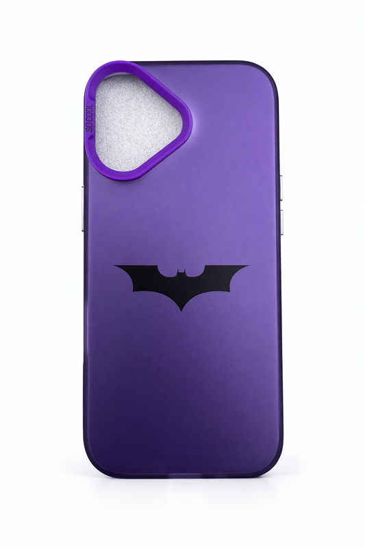 IPhone 17 Batman Minimal Purple Protective Phone Case