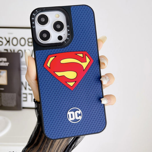 Superman Shield Textured Protective Phone Case – Iphone 17