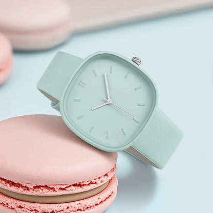 Aura Pastel Green Minimal Watch